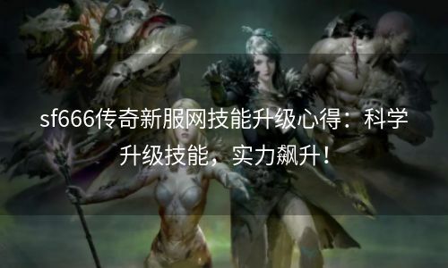 sf666传奇新服网技能升级心得：科学升级技能，实力飙升！