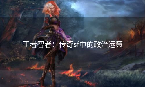 王者智者：传奇sf中的政治运策