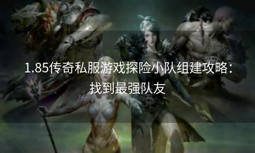 1.85传奇私服游戏探险小队组建攻略：找到最强队友