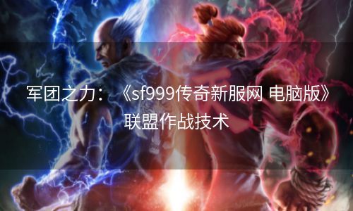 军团之力：《sf999传奇新服网 电脑版》联盟作战技术