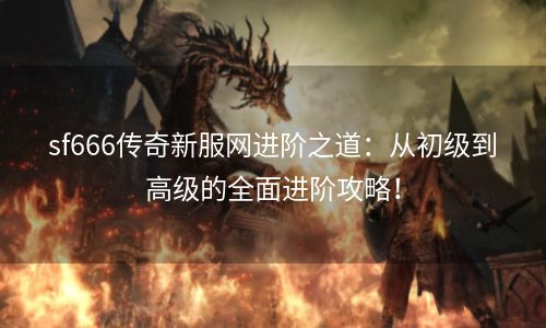 sf666传奇新服网进阶之道：从初级到高级的全面进阶攻略！