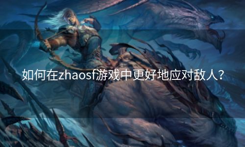 如何在zhaosf游戏中更好地应对敌人？