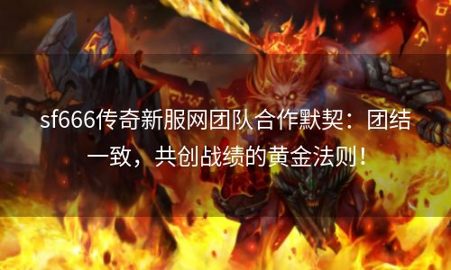 sf666传奇新服网团队合作默契：团结一致，共创战绩的黄金法则！