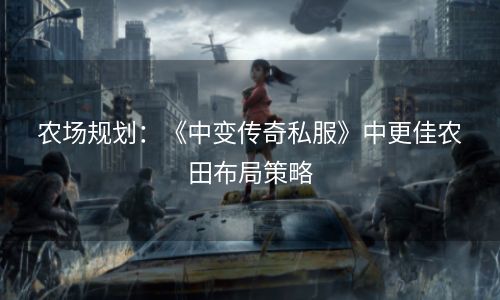 农场规划：《中变传奇私服》中更佳农田布局策略